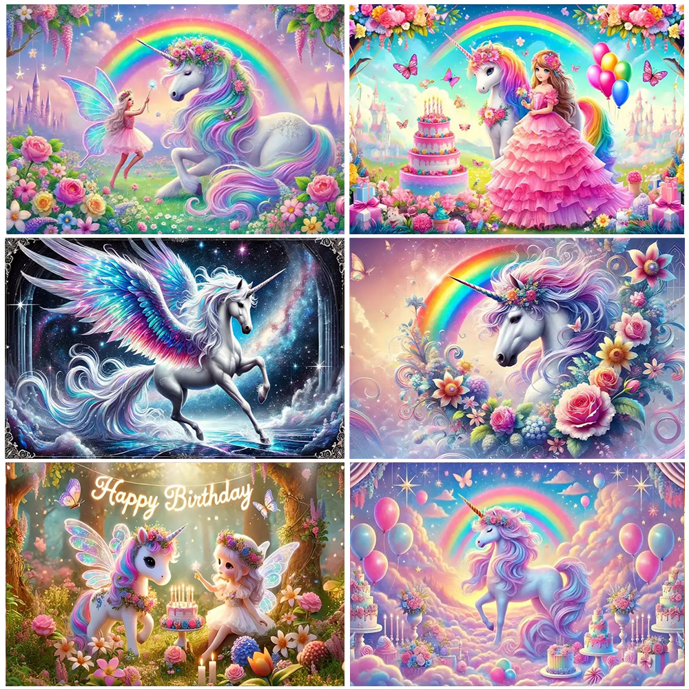Woodworking Horse - Pink 3D Magical Unicorn and Fairy
