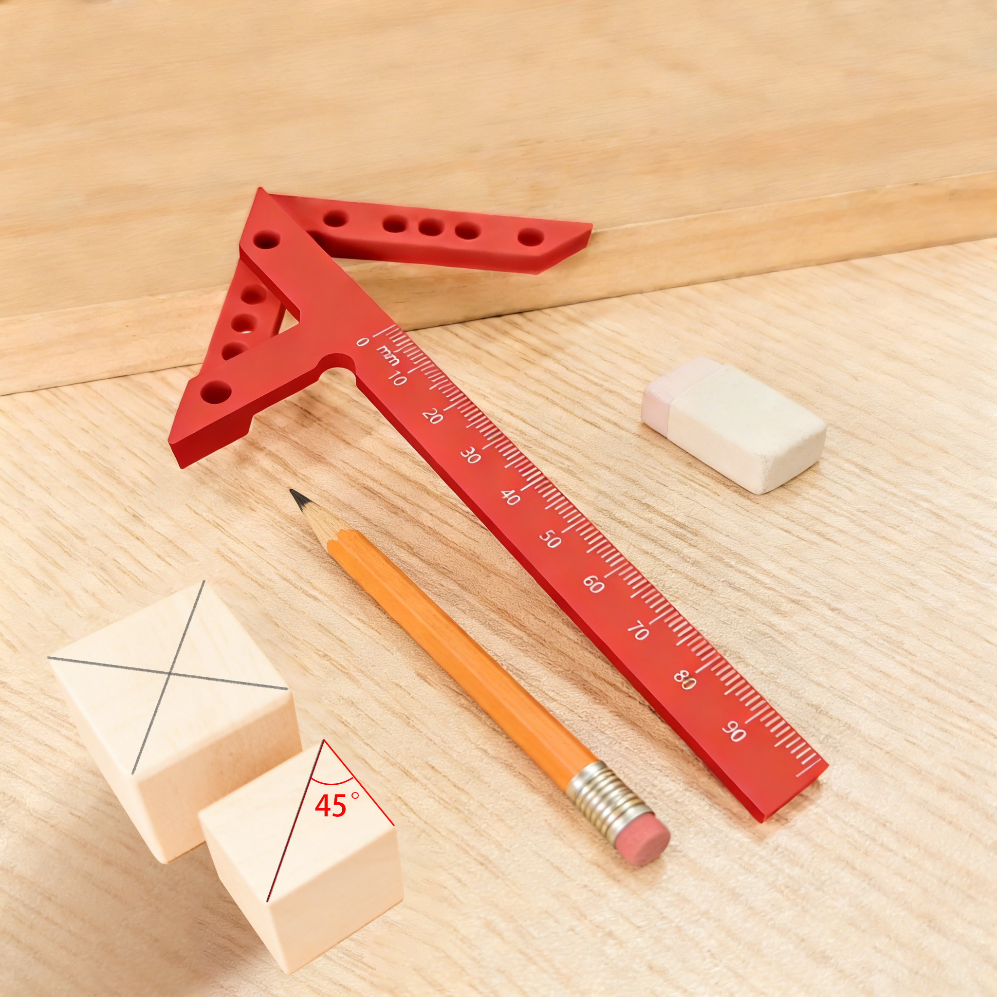 Woodworking Company - Woodworking Center Line Scriber Multi-function Plastic