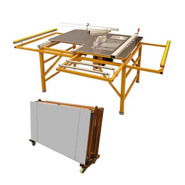 Woodworking Supplier - Mini Circular Portable Folding Wooden Table