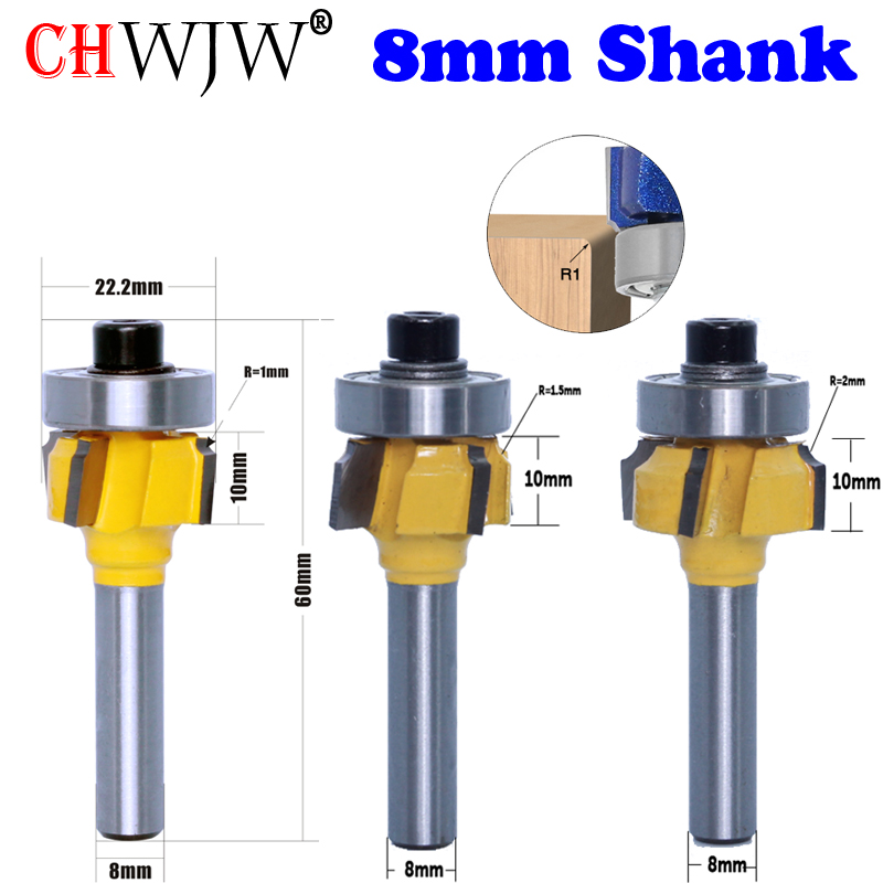 Woodworking Show - CHWJW 1PC 8mm Shank high quality