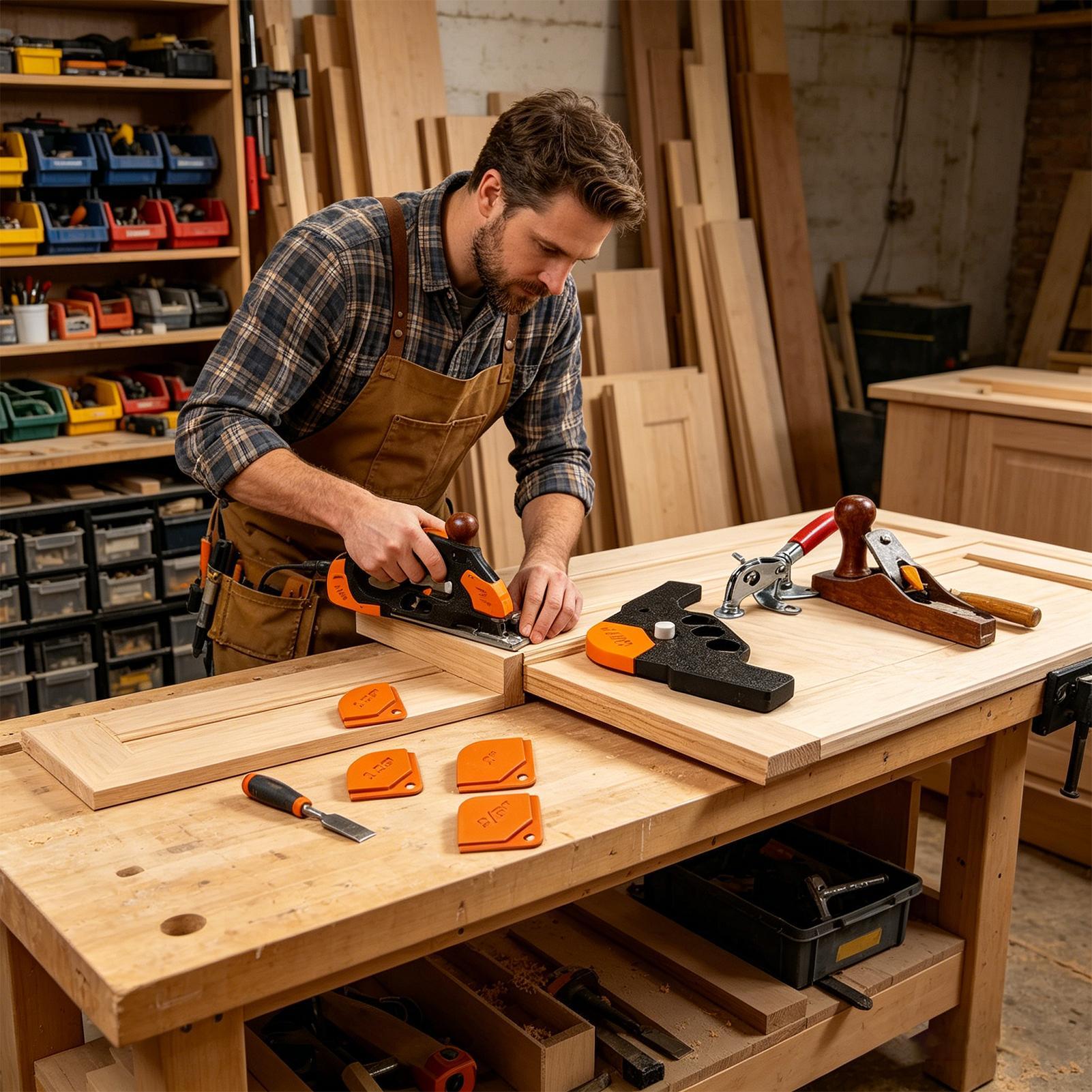 Woodworking Jig - Router Corner Radius Template 5 Pieces