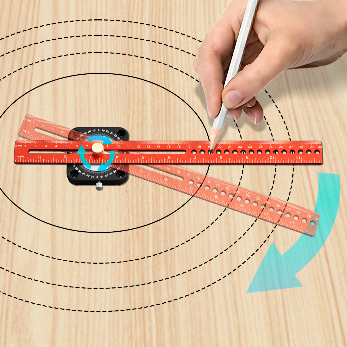 New Woodworking Scriber 360° P - Woodworking Ruler review and price