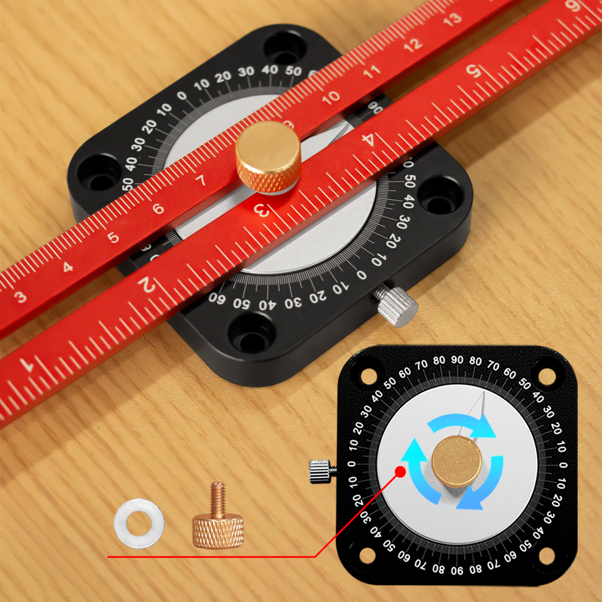 New Woodworking Scriber 360° P - Woodworking Ruler review and price