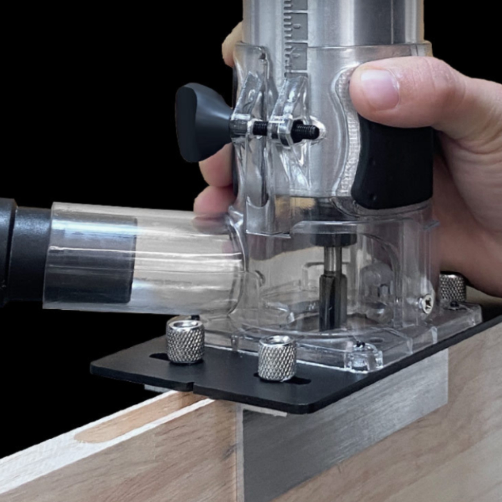 Dust Collection Router Jig Tra - Woodworking Jig review and price