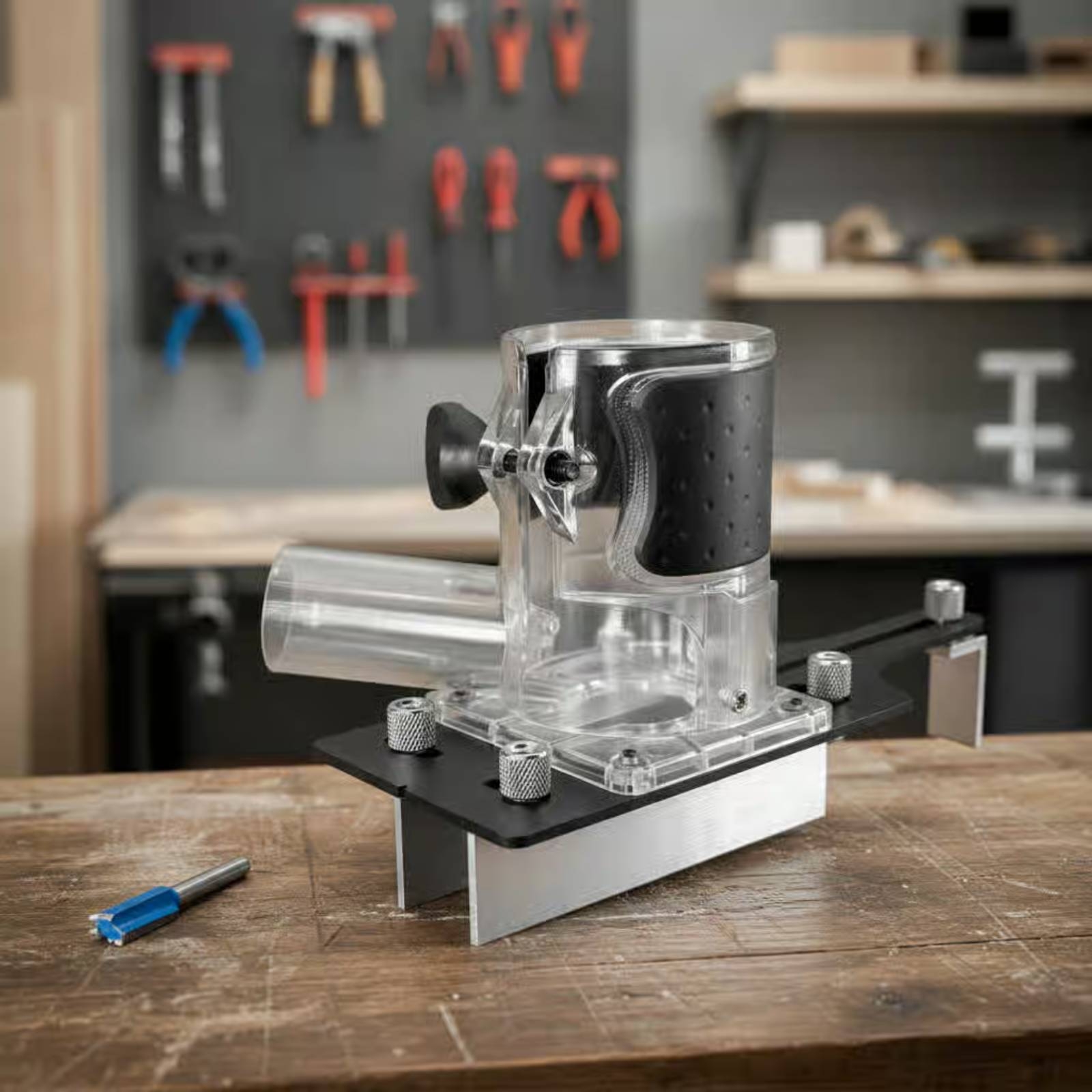 Dust Collection Router Jig Tra - Woodworking Jig review and price