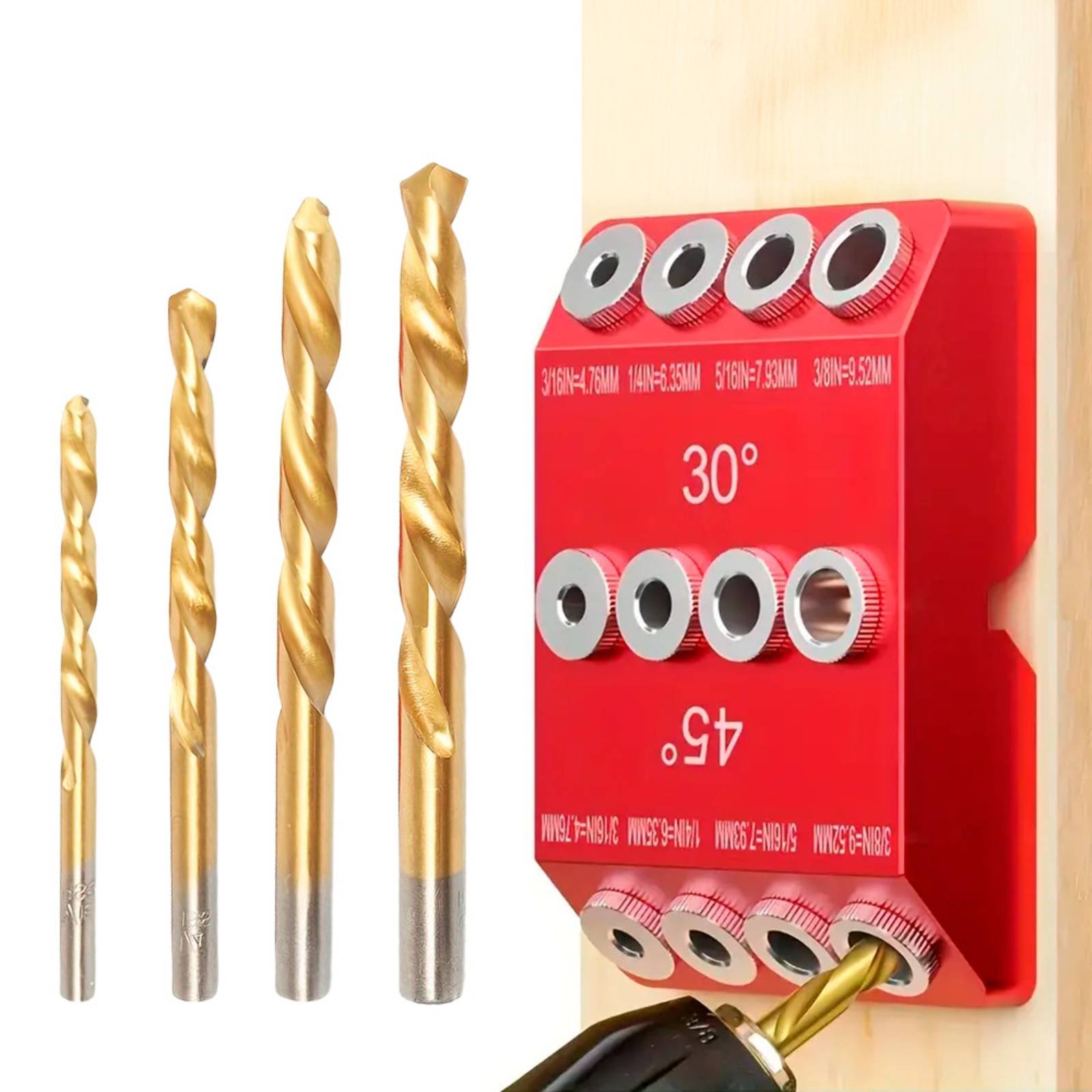 30 45 Degree Drill Guide Alumi - Woodworking Jig review and price