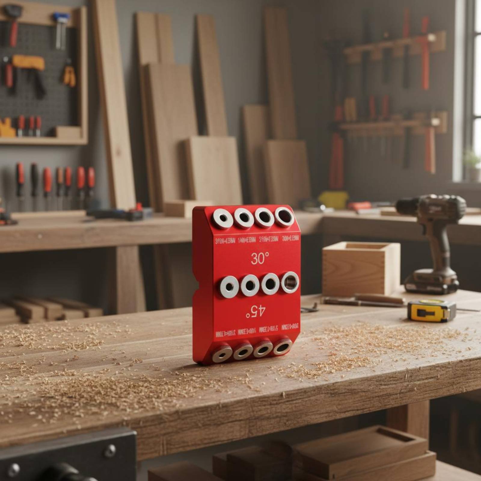 30 45 Degree Drill Guide Alumi - Woodworking Jig review and price
