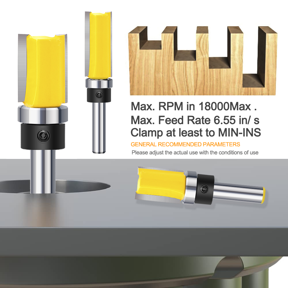 Hampton 8mm Shank Flush Trim R - Woodworking Show review and price