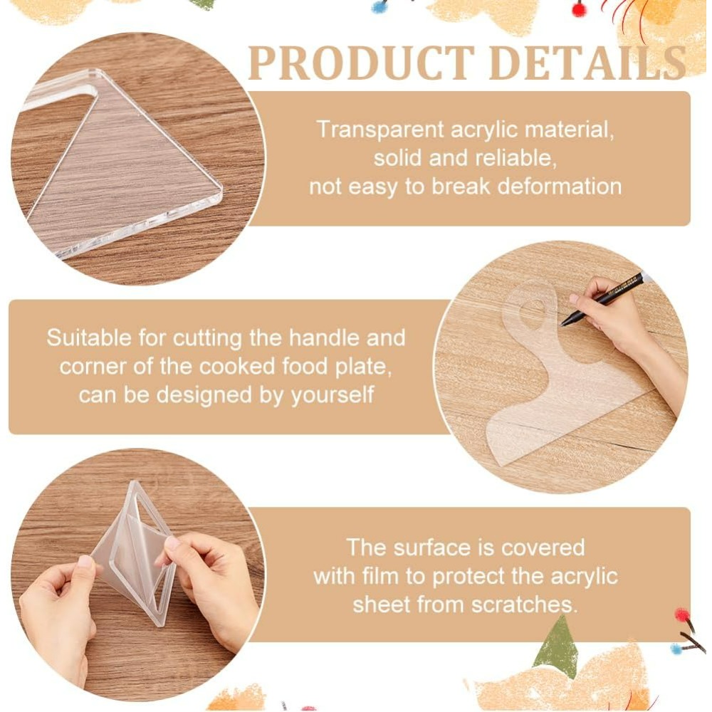 7Pcs Charcuterie Template Acry - Woodworking Templates review and price