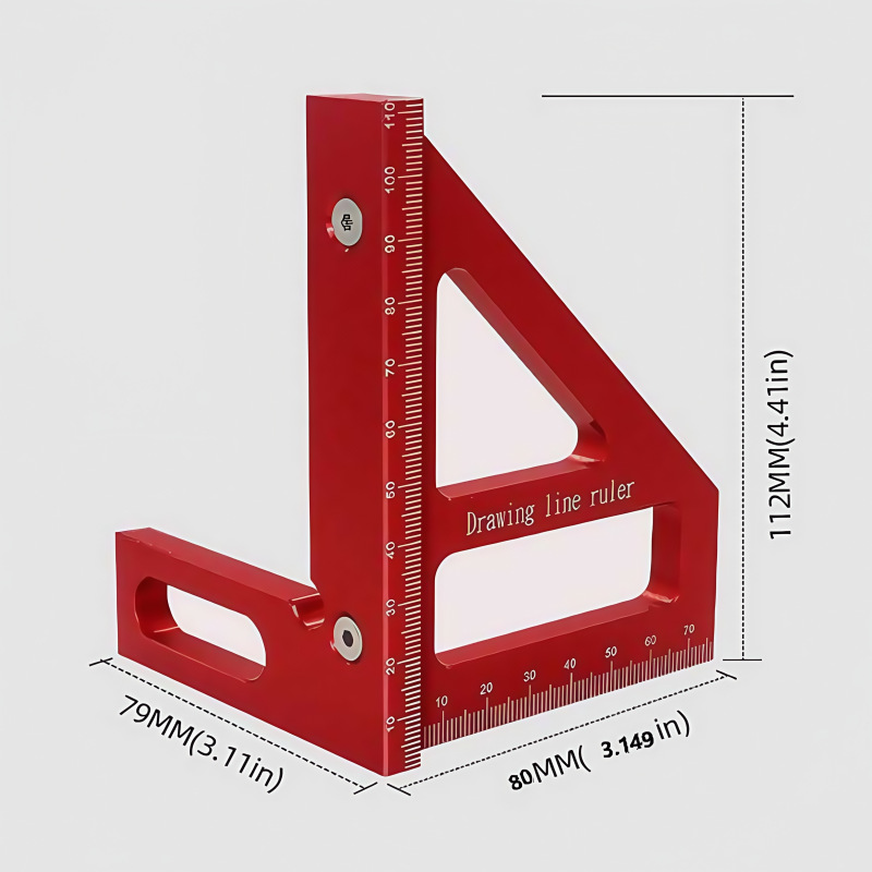 Aluminum Alloy Multifunctional - Woodworking Ruler review and price