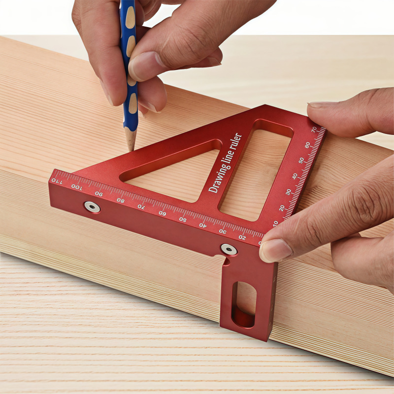 Aluminum Alloy Multifunctional - Woodworking Ruler review and price