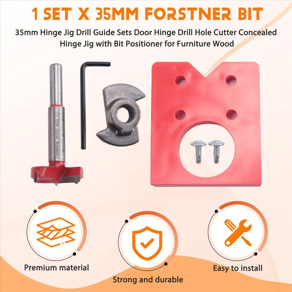 [AA49] 35mm Hinge Jig Drill Gu - Woodworking Jig review and price