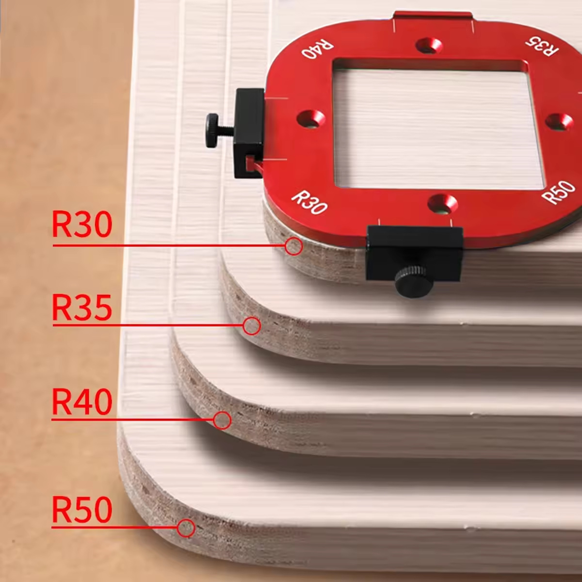 2Pcs Aluminum Alloy Radius Jig - Woodworking Templates review and price