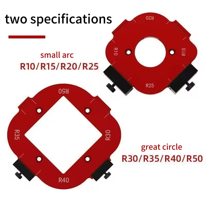 2Pcs Aluminum Alloy Radius Jig - Woodworking Templates review and price