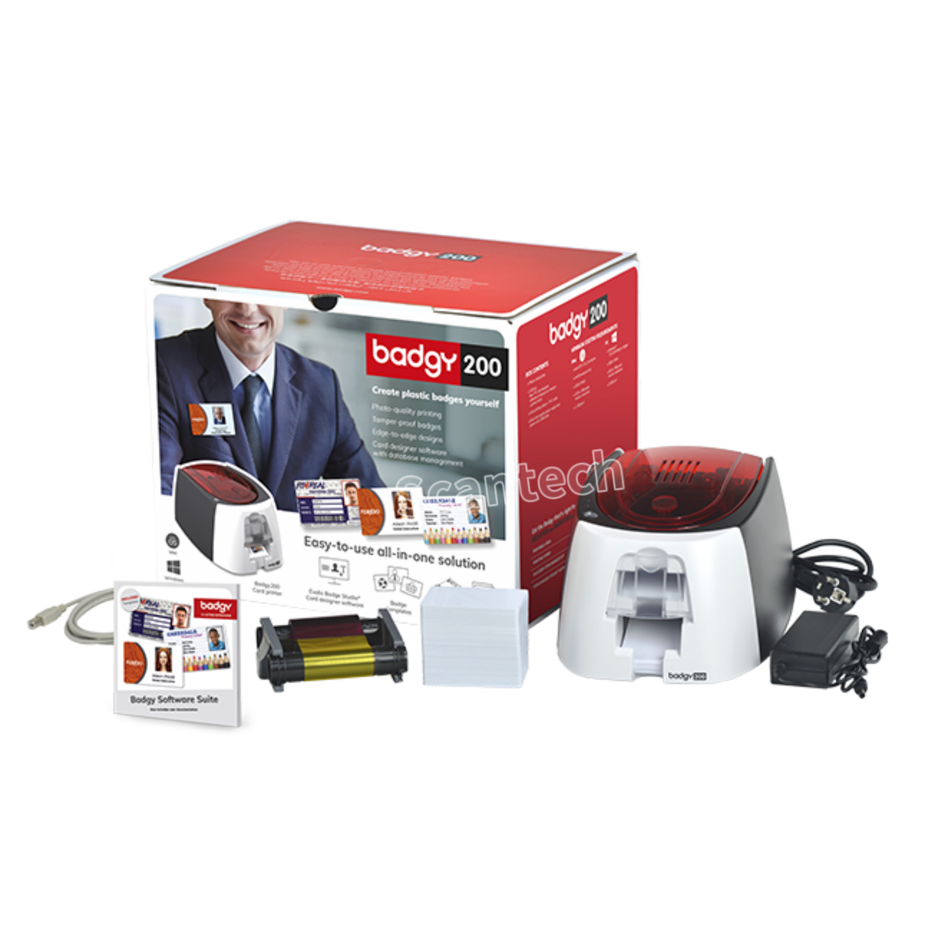 Original Evolis Badgy 200 ID C - Woodworking Definition review and price