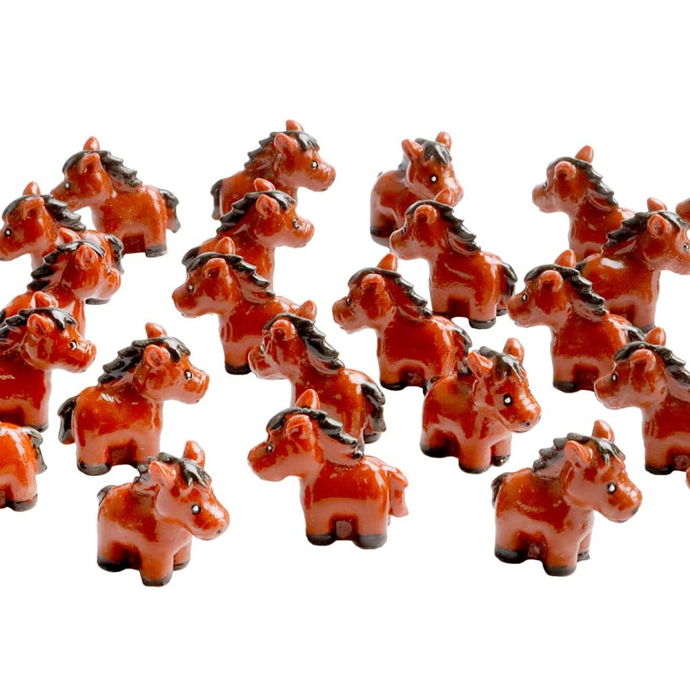 2/5pcs Mini Resin Horse Miniat - Woodworking Horse review and price