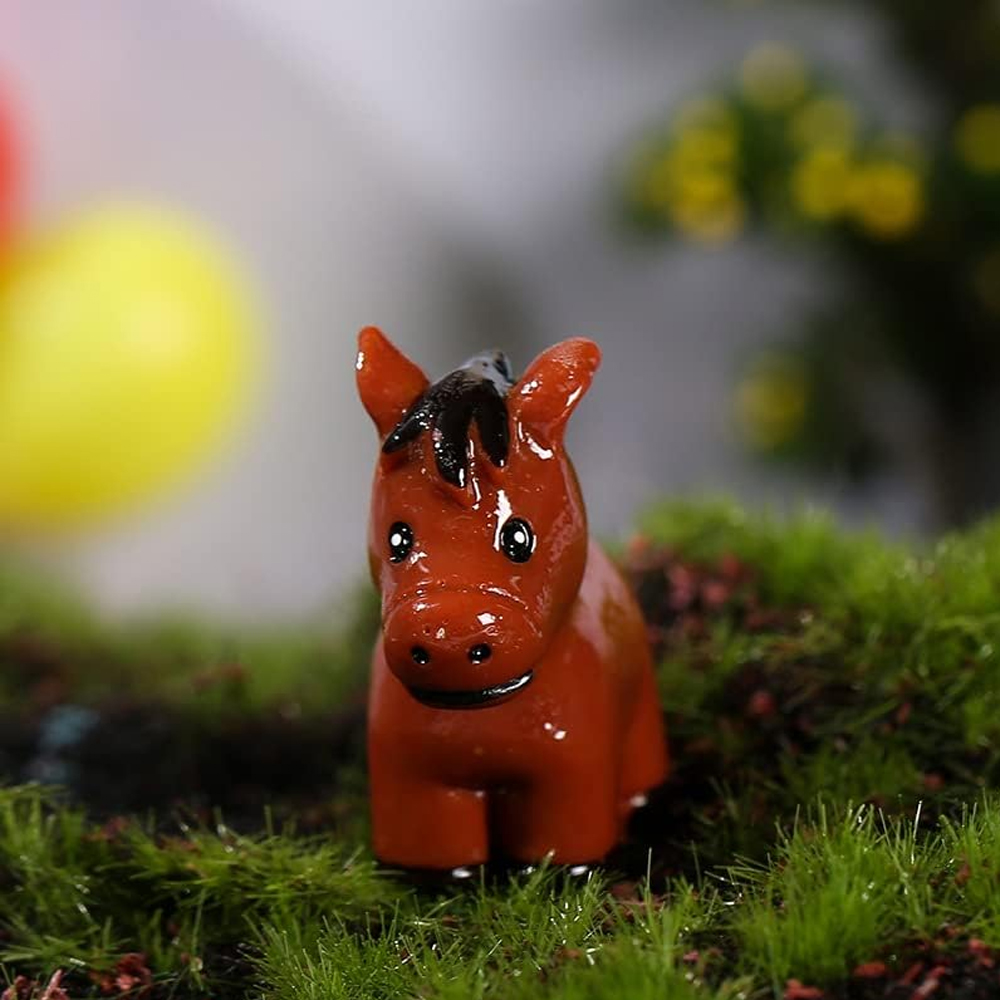 2/5pcs Mini Resin Horse Miniat - Woodworking Horse review and price