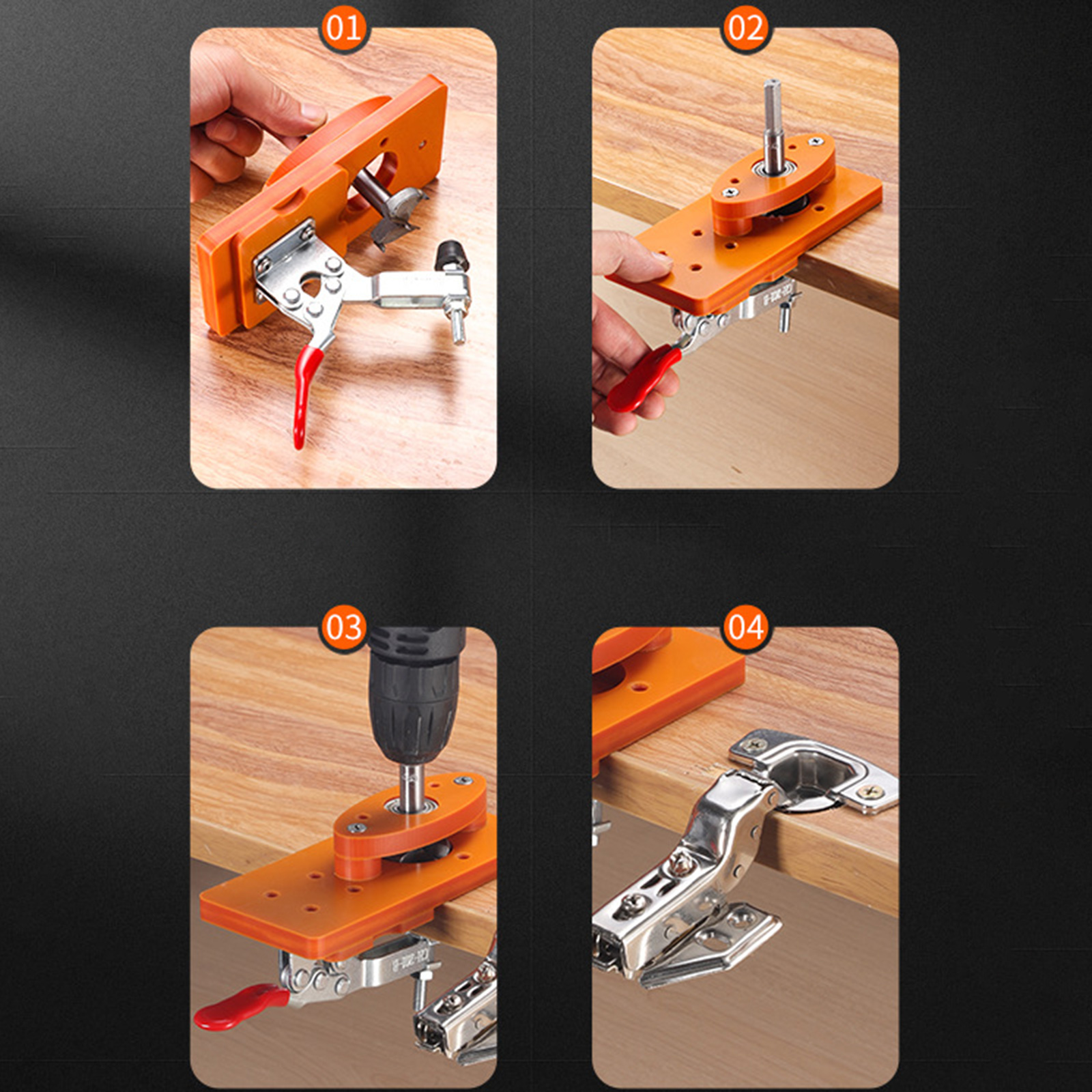 35mm Hinge Drilling Jig Long-L - Woodworking Company review and price