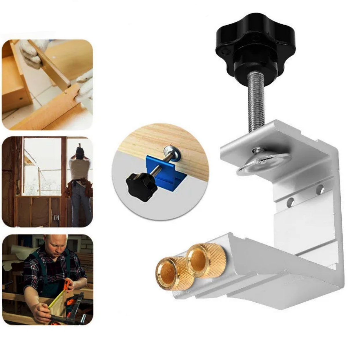 1 Set Pocket Hole Jig for Wood - Woodworking Jig review and price