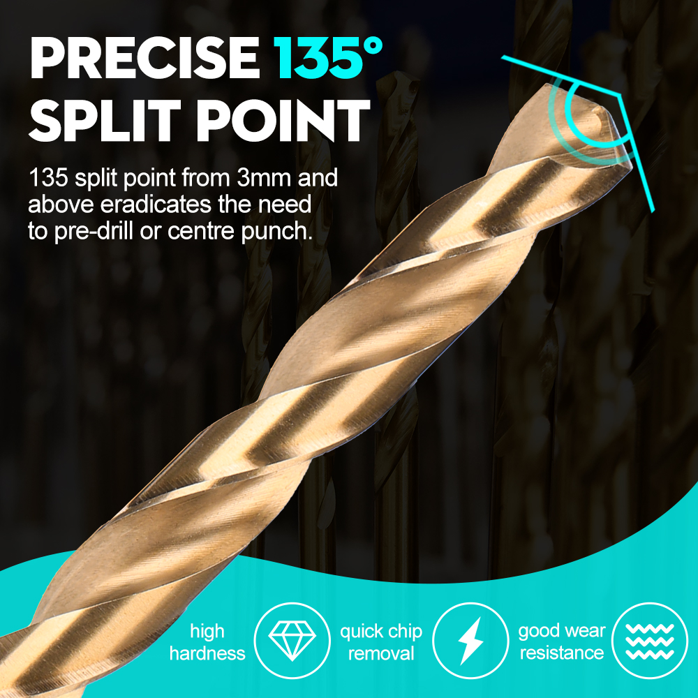  Drill Bit 1.0-13mm HSS M2 Cob - Woodworking Show review and price