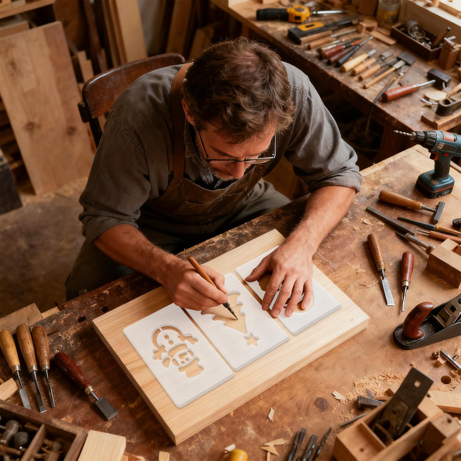 Christmas Stencil Portable Woo - Woodworking Templates review and price