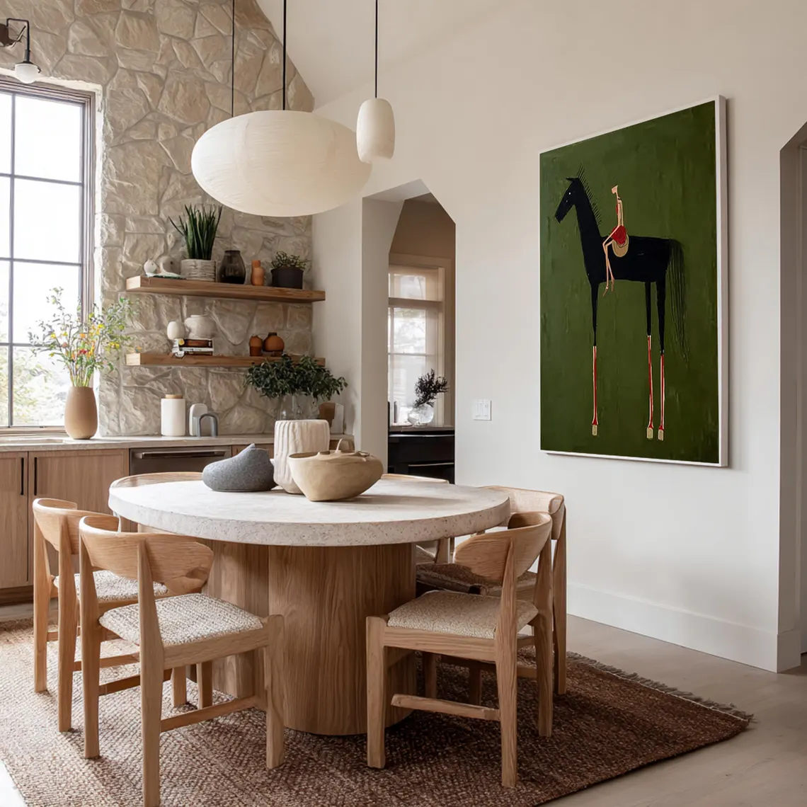 horse art Neutral Home Decorpa - Woodworking Horse review and price