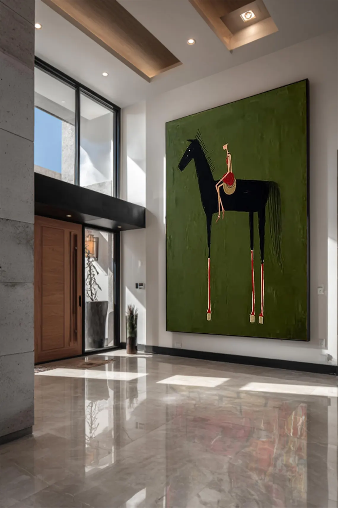 horse art Neutral Home Decorpa - Woodworking Horse review and price