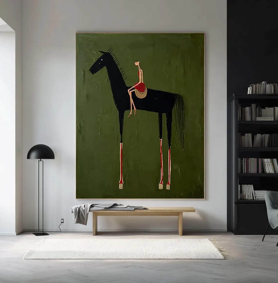horse art Neutral Home Decorpa - Woodworking Horse review and price