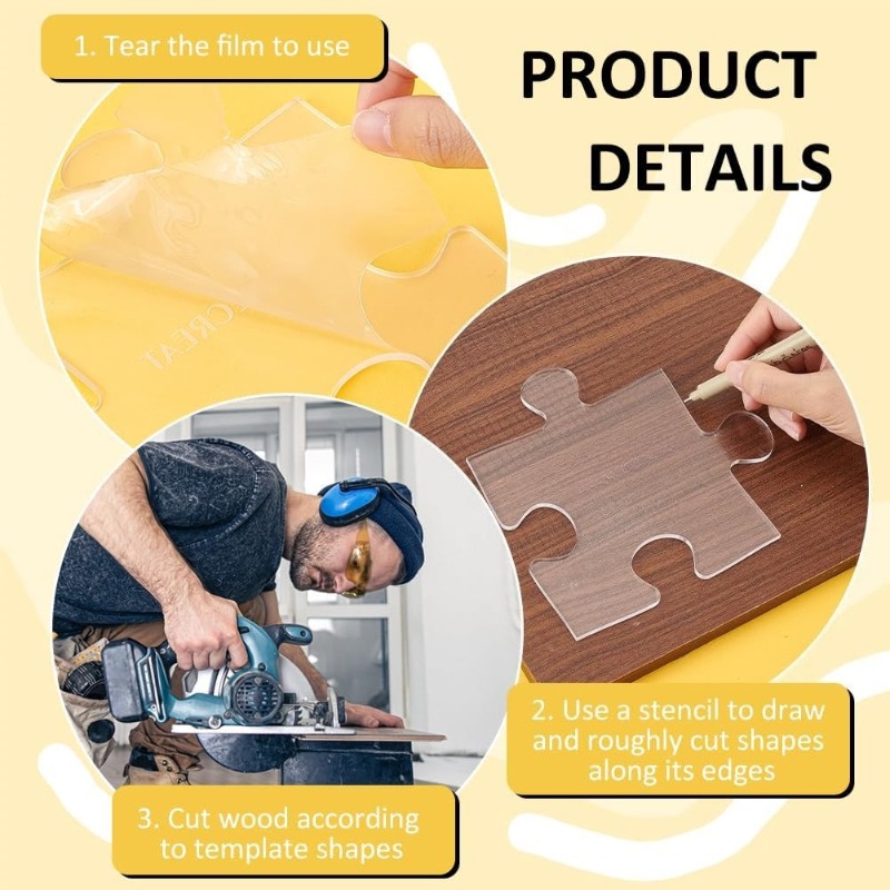 Acrylic Puzzle Woodworking Tem - Woodworking Templates review and price