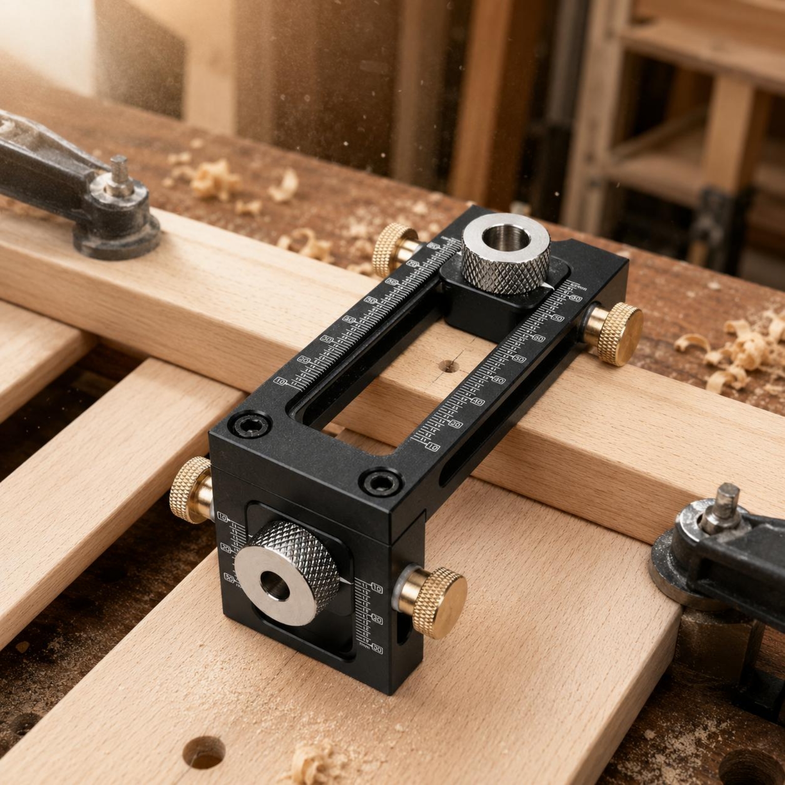 Adjustable Drilling Guide Meas - Woodworking Jig review and price