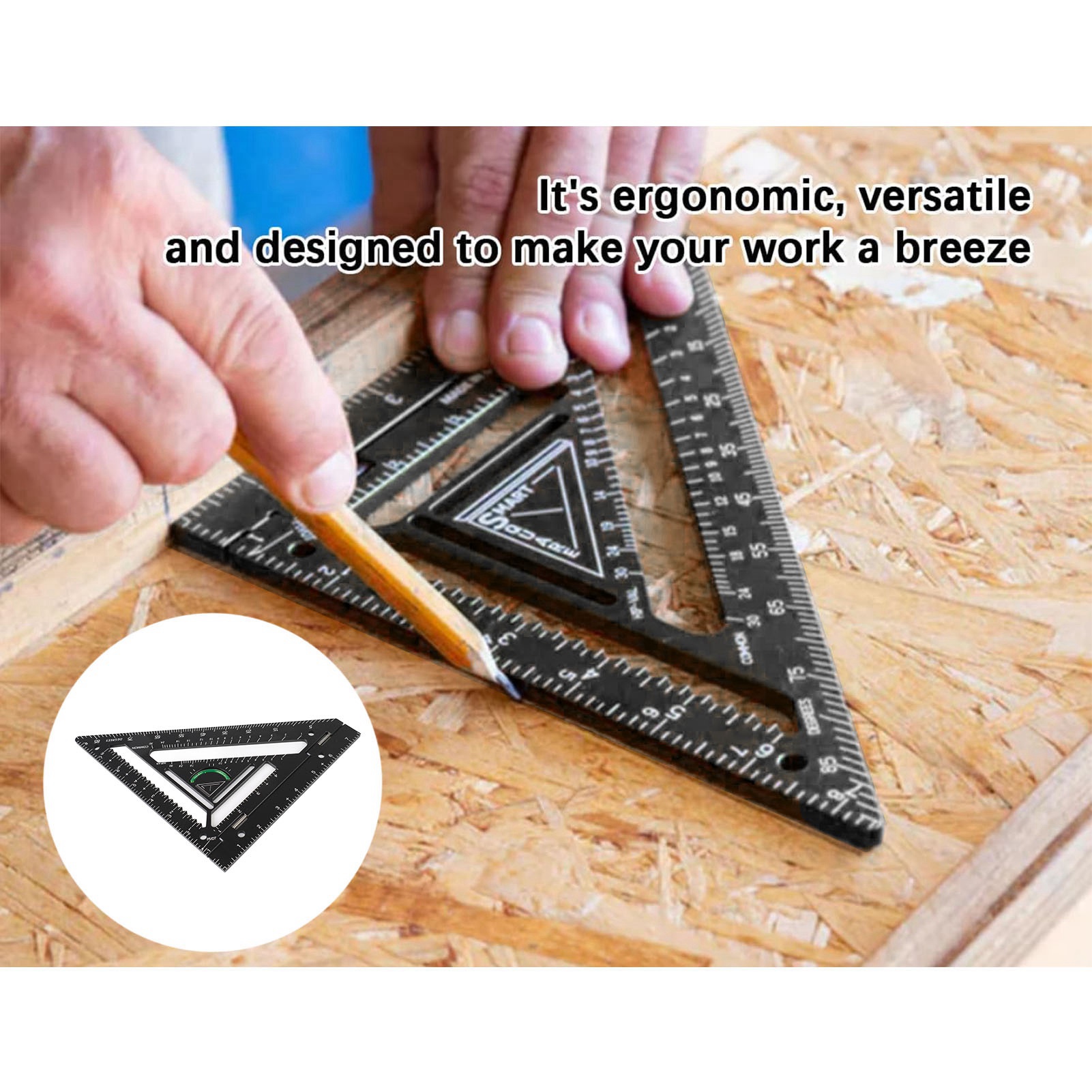 Carpenter Layout Tool Black Co - Woodworking Ruler review and price