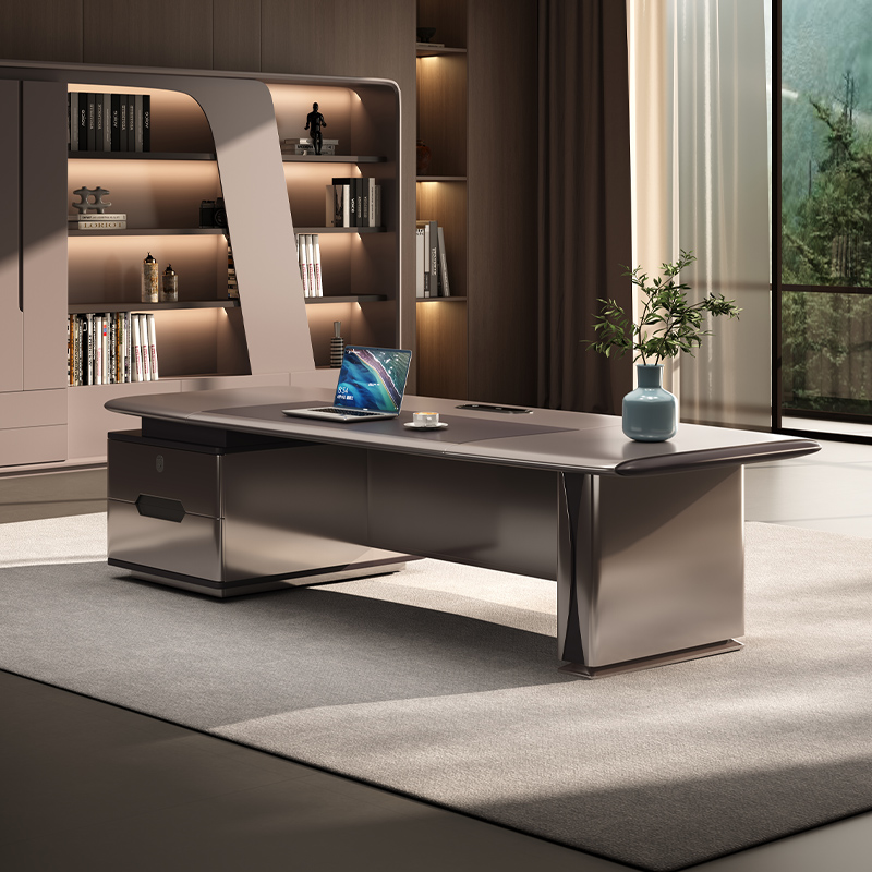 Modern Brown Office Desk Whole - Woodworking Supplier review and price