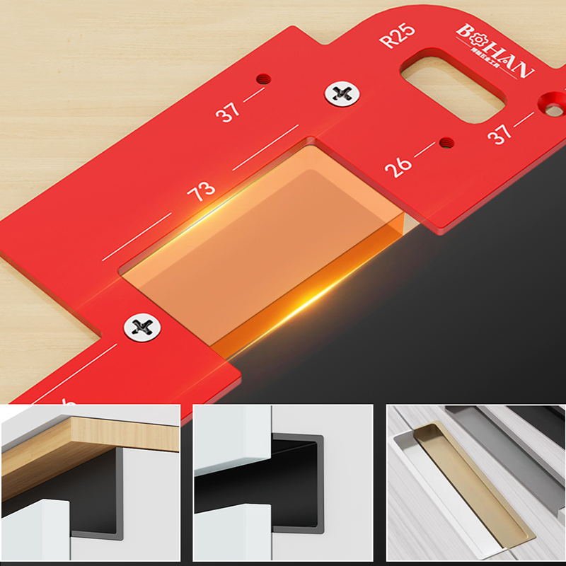 Invisible Embedded Handle Slot - Woodworking Templates review and price