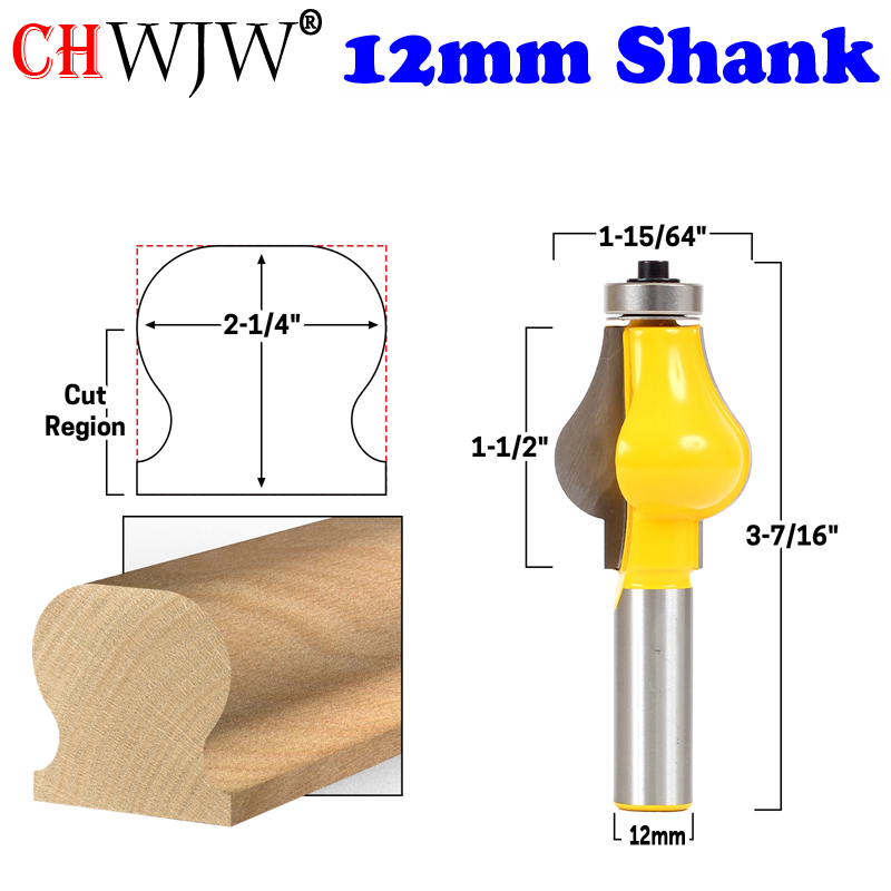 CHWJW 1-2PC 12mm Shank Traditi - Woodworking Show review and price