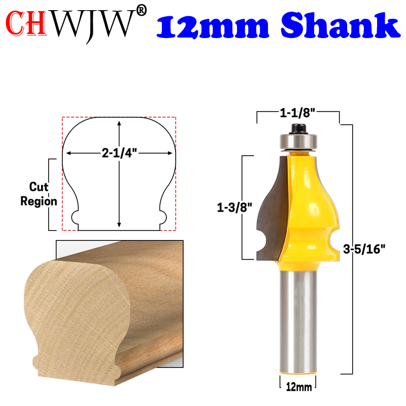 CHWJW 1-2PC 12mm Shank Traditi - Woodworking Show review and price