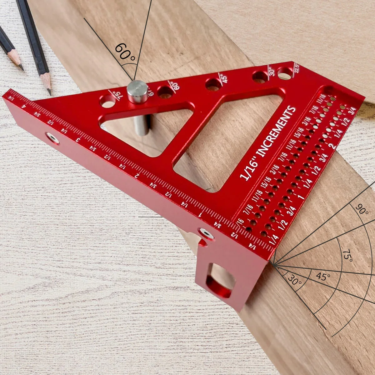 3D Multi-Angle Measuring Ruler - Woodworking Ruler review and price