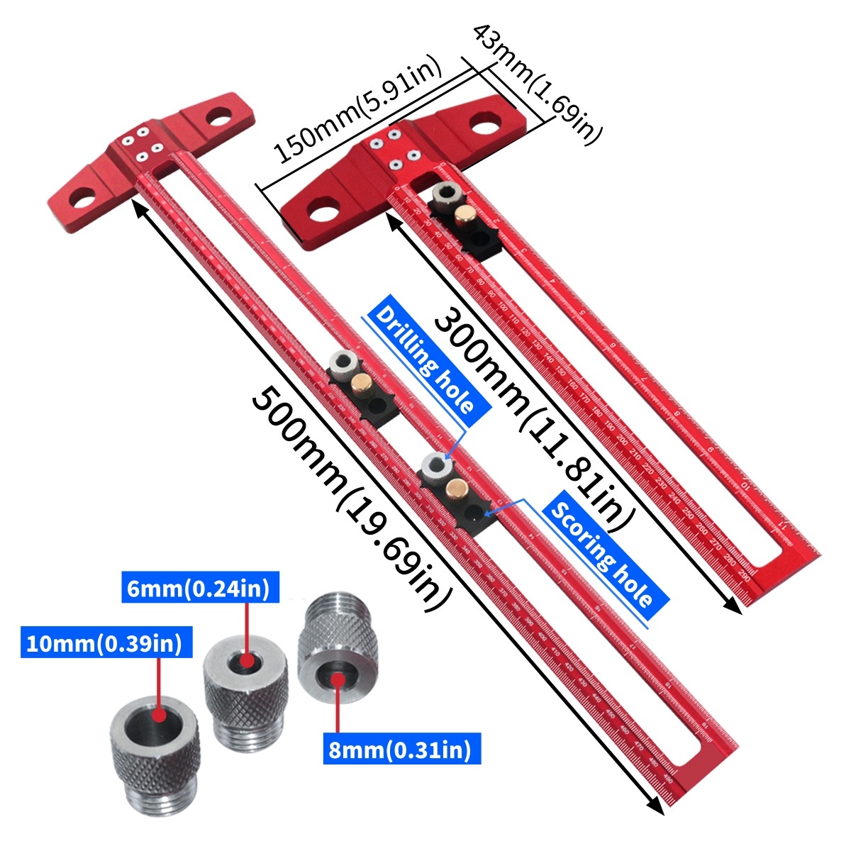 Woodworking 2 in 1 Drilling Po - Woodworking Ruler review and price