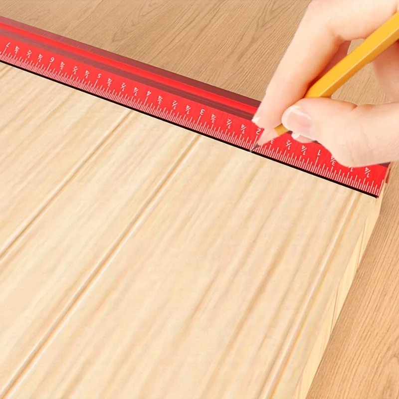 V-shaped ruler aluminum alloy  - Woodworking Plans Free review and price