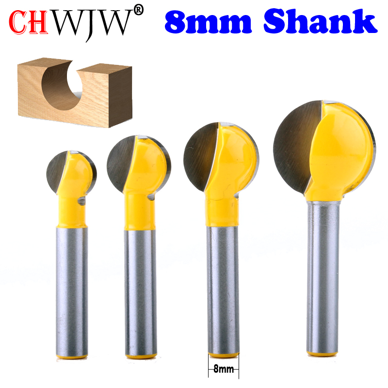 CHWJW 8mm Shank 1PC Ball End R - Woodworking Show review and price