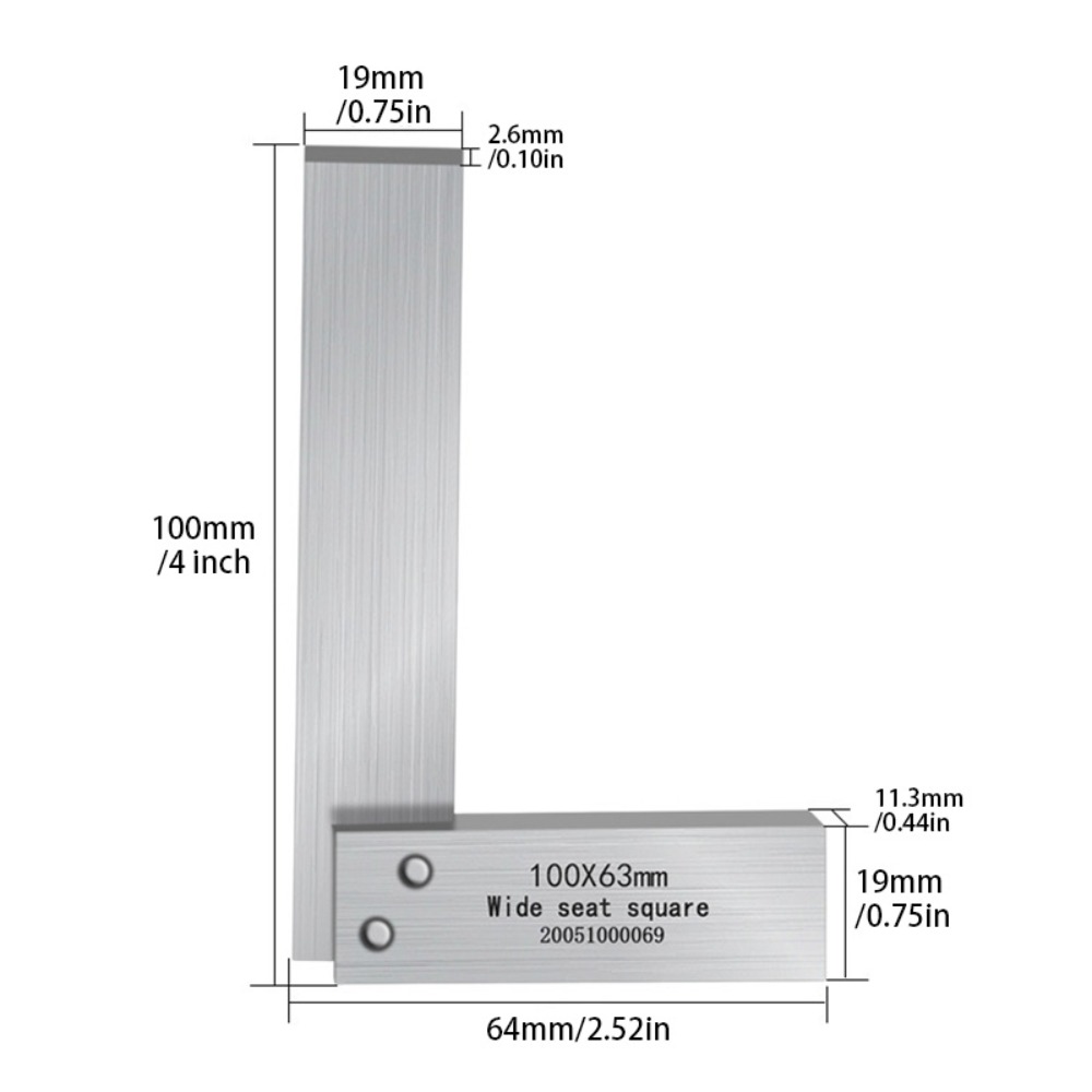 4-inch 90-degree angle ruler,  - Woodworking Ruler review and price