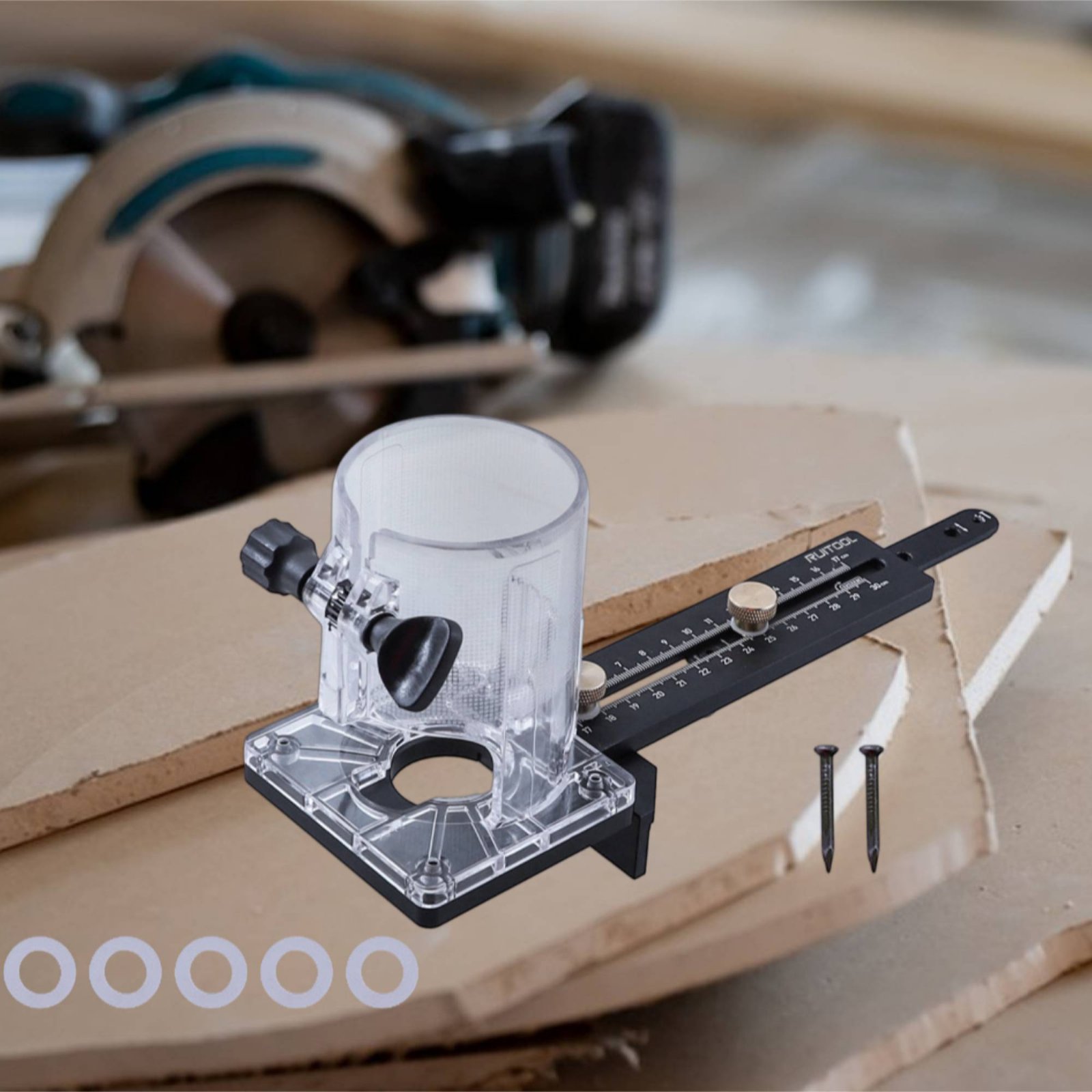 Router Circle Cutting Jig Mult - Woodworking Jig review and price