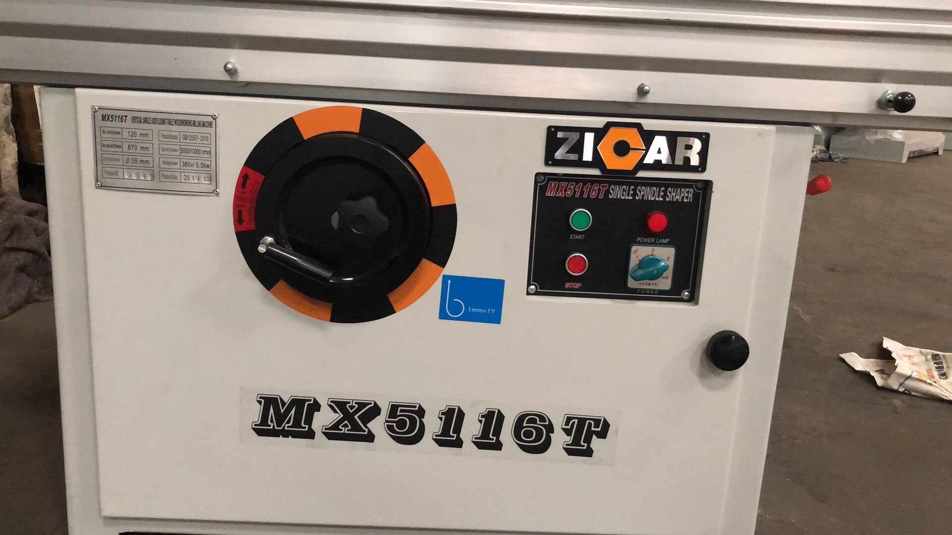 ZICAR Popular Spindle Moulder  - Zicar Woodworking Machinery review and price