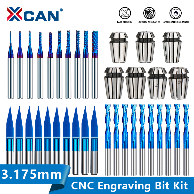 XCAN CNC Router Bit End Mill w - Woodworking Show review and price